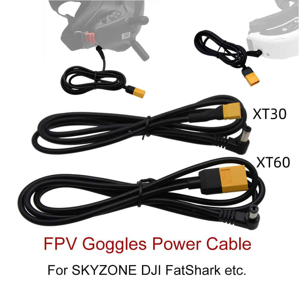 Kabel zasilający do gogli FPV  – Skyzone Sky04X Pro Oled Fpv Goggles recenzja i cena