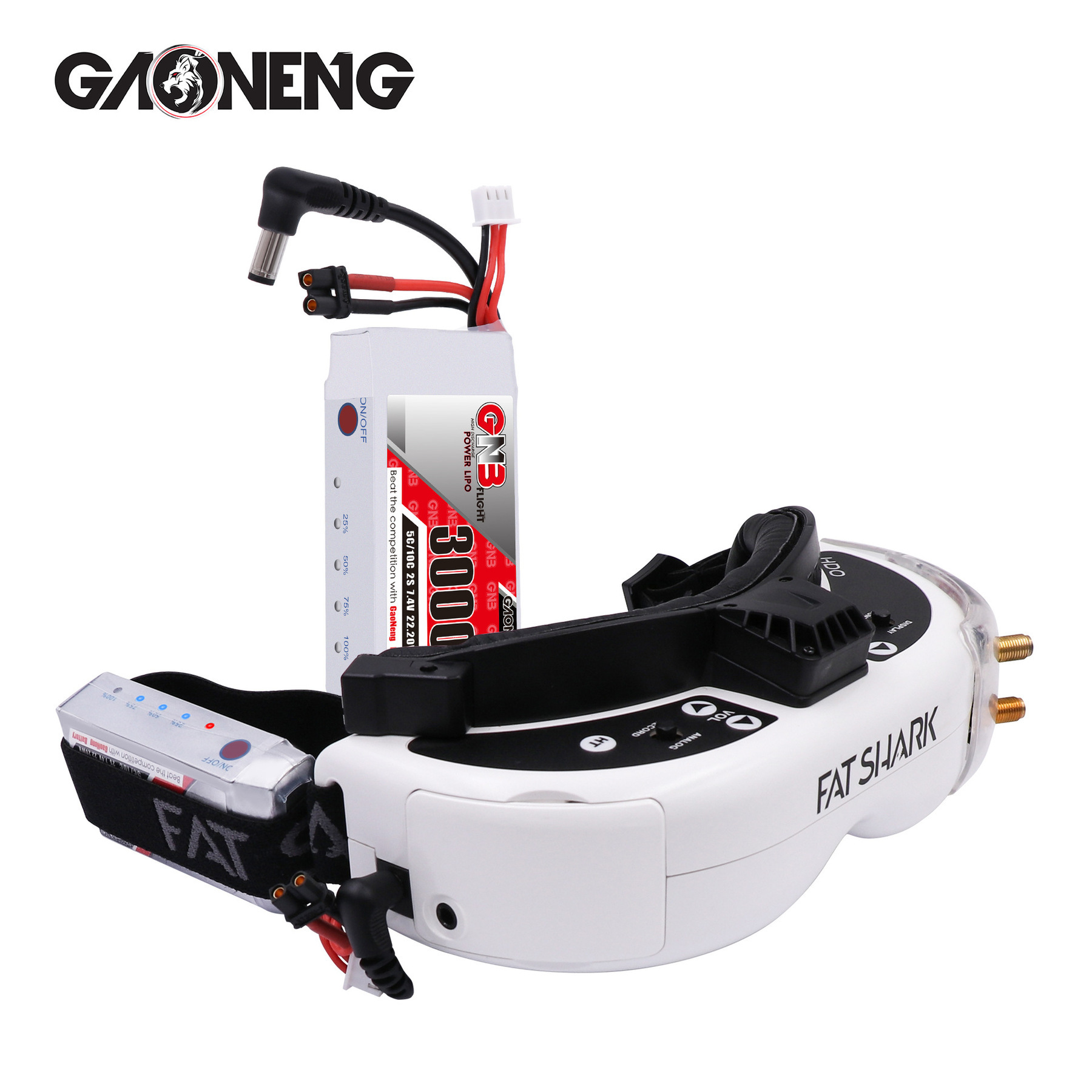 GNB 2S 7.4V 3000mAh 5C/10C bat – Skyzone Sky04X Pro Oled Fpv Goggles recenzja i cena